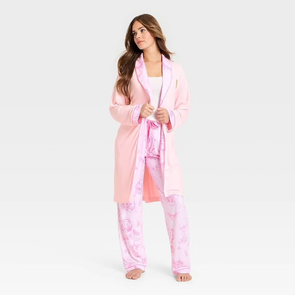 Wicked x Katie Kime Women's Graphic Robe - Pink XS/S